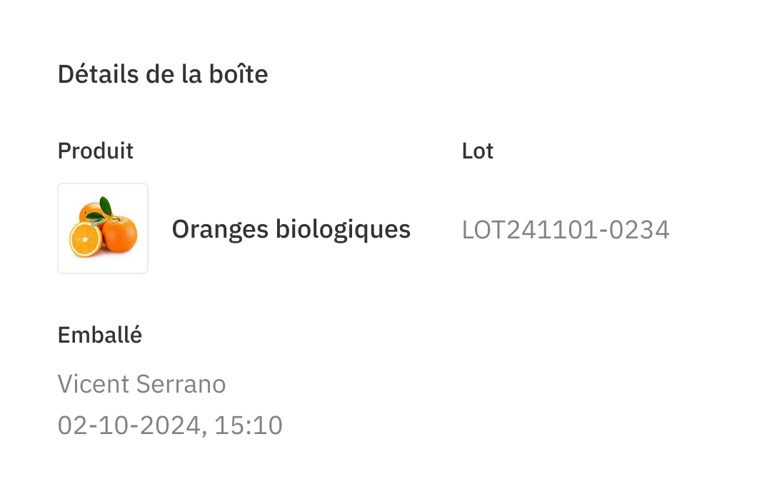 Détails de la boîte - Crowdsender